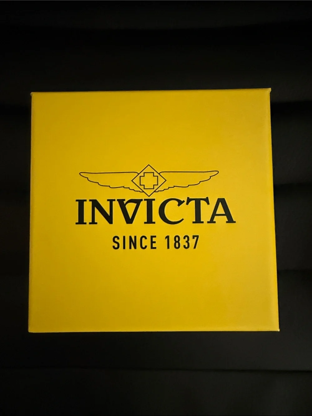 Invicta NEW with Box Black, Gold & White Skeleton Chronograph Watch 44mm